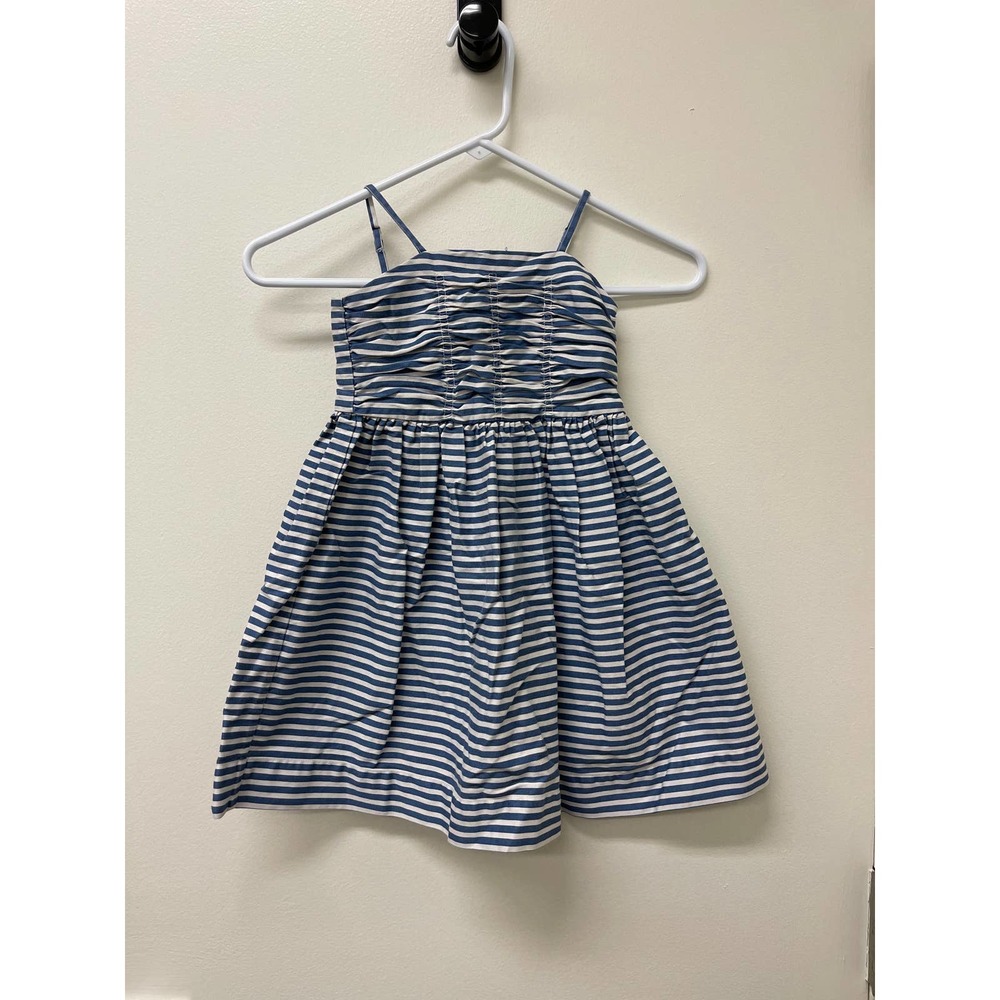 3 for $15 Polo Ralph Lauren Girls Dress 5 5T Blue White Stripes Seersucker Boat